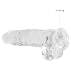 Real Rock Crystal Gode Crystal Clear 19 x 4.5cm Transparent